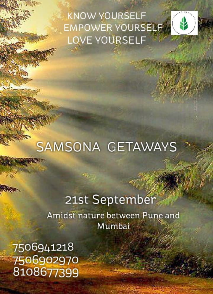A unique one day Wellness Program organized by SAMSONA GETAWAYS on 50% Trs